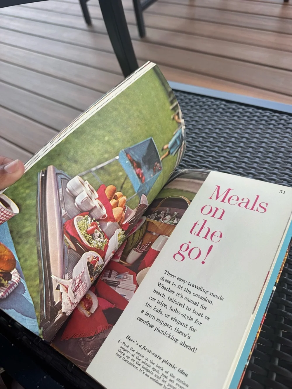 Vintage Better Homes & Gardens Barbecues & Picnics 1963 Retro Cookbook